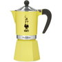 Bialetti Rainbow Cafetière Italienne Jaune 6 Tasses
