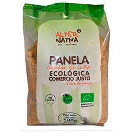 ALTERNATIVA 3 Sucre de canne Panela d'Équateur BIO 500g