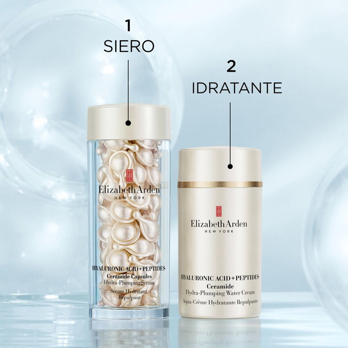 Elizabeth Arden Capsules de sérum visage Acide Hyaluronique et Céramide 30 doses - Hydratant, Raffermissant et Repulpant