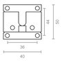 Edm Soporte rodillos pr13 zincado