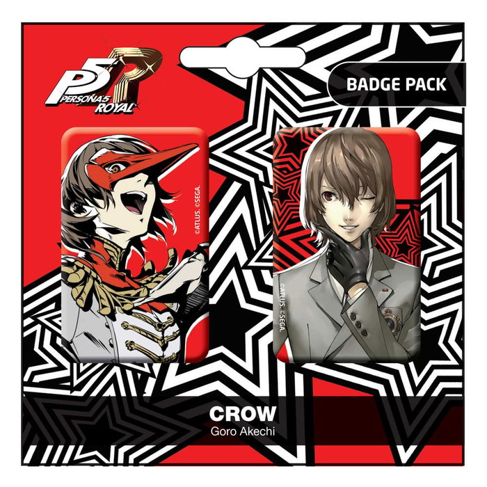 POPbuddies Persona 5 Royal pack de 2 pins Crow / Goro Akechi POPbuddies Persona 5 Royal pack de 2 pins Crow / Goro Akechi