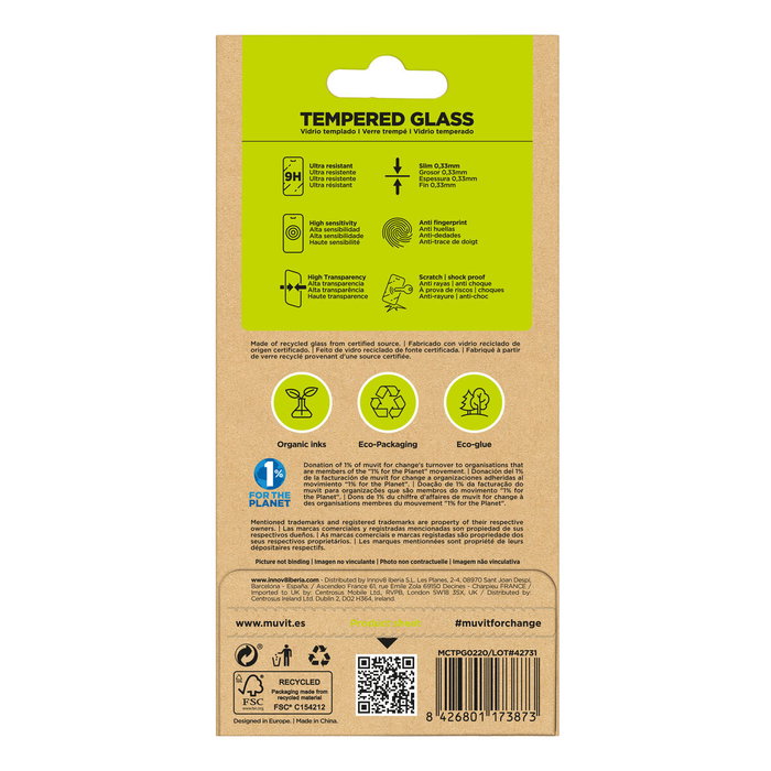 Film Protecteur pour Téléphone Portable Muvit for Change Galaxy A15 4G/5G