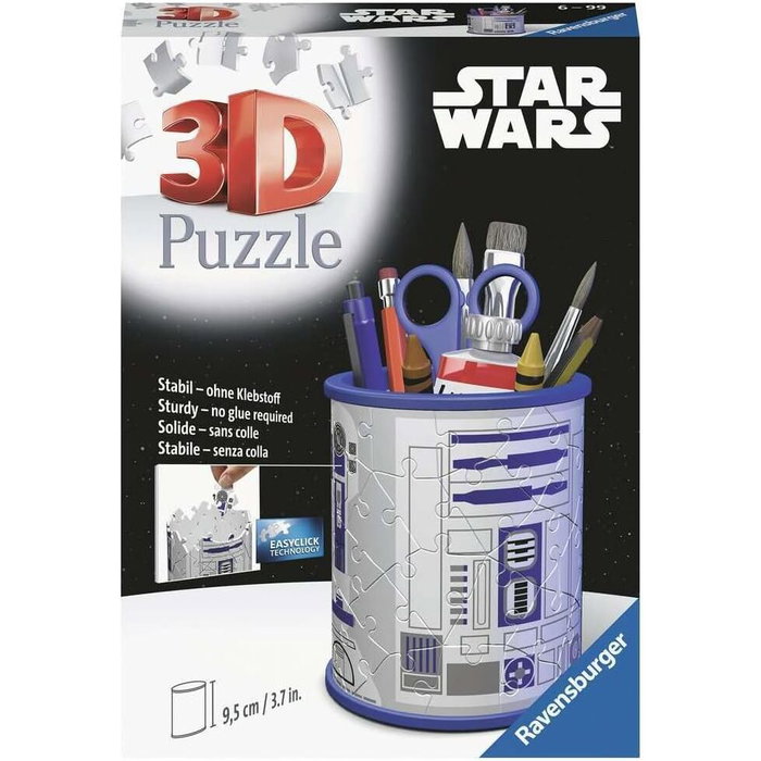 Star Wars puzzle 3D Pot à crayons R2-D2 (57 pièces)