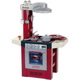 KLEIN Cuisine électronique pour enfant MIELE avec effets sonores, plaques, four, évier et accessoires - Jouet d'imitation 3 ans et plus