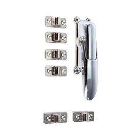 HERRAJES ALK Falleba Oboy avec Accessoires, Fini Or