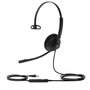 Yealink UH34 Lite Mono - Casque USB mono pour Microsoft Teams avec microphone, réponse en fréquence 20 Hz-20 kHz, haut-parleur 28 mm et câble de 1.2 m - Confortable pour le travail