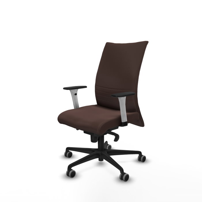 Piqueras Y Crespo Chaise de bureau Albacete Marron foncé avec mécanisme Sincro et bras ByN Piqueras Y Crespo Chaise de bureau Albacete Marron foncé avec mécanisme Sincro et bras ByN