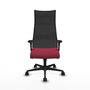Piqueras y Crespo Chaise de Bureau Albacete XL Bordeaux et Noir