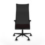 Piqueras y Crespo Chaise de Bureau Albacete XL Bordeaux et Noir