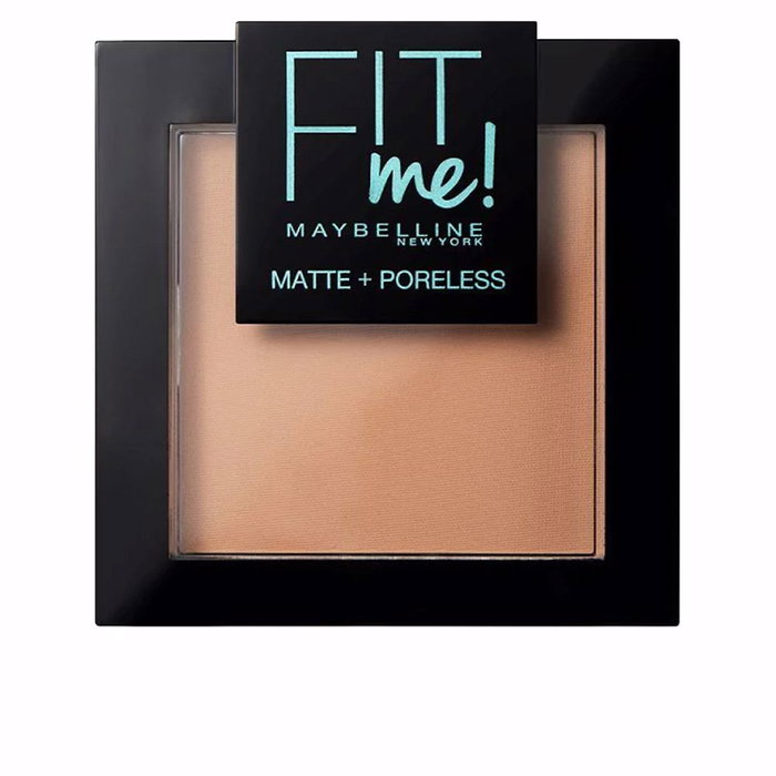 Maybelline Poudre FIT ME MATTE+PORELESS #250 Soleil 8.5g - Matifiante et Réduisant les Pores