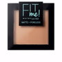 Maybelline Poudre FIT ME MATTE+PORELESS #250 Soleil 8.5g - Matifiante et Réduisant les Pores