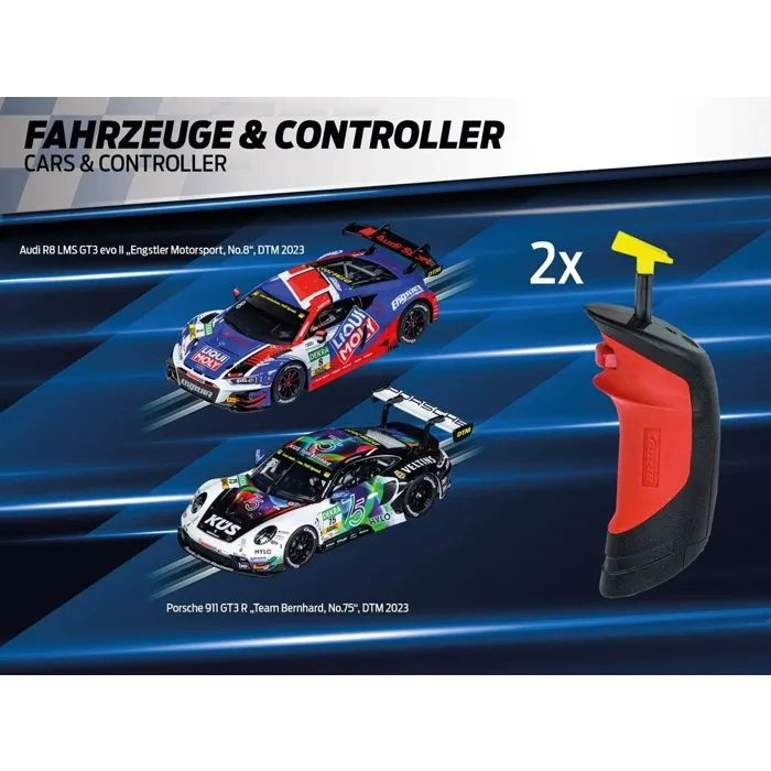 Carrera - CARRERA Digital 132 - Race For Gold - Circuit Slot Racing 1:32 avec 2 Voitures DTM - Compatible Extensions - Dès 8 ans