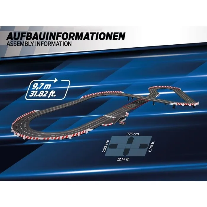 Carrera - CARRERA Digital 132 - Race For Gold - Circuit Slot Racing 1:32 avec 2 Voitures DTM - Compatible Extensions - Dès 8 ans