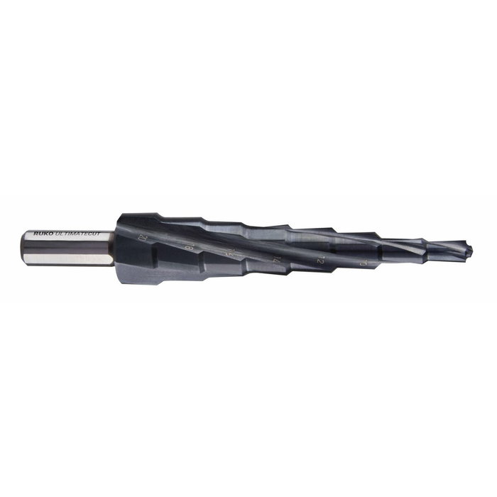 RUKO Foret étagé 6 mm à 12 mm (105 mm)