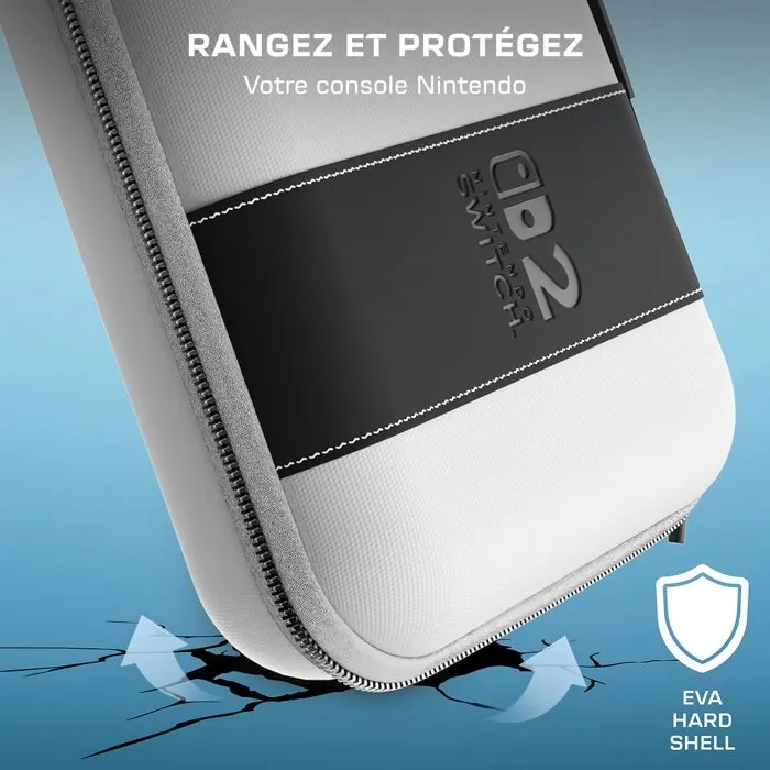 Turtle Beach Etui de voyage PlayTrek pour Nintendo Switch 2 - Blanc brillant Turtle Beach Etui de voyage PlayTrek pour Nintendo Switch 2 - Blanc brillant