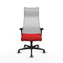 Piqueras y Crespo Chaise de Bureau Albacete Rouge et Blanc