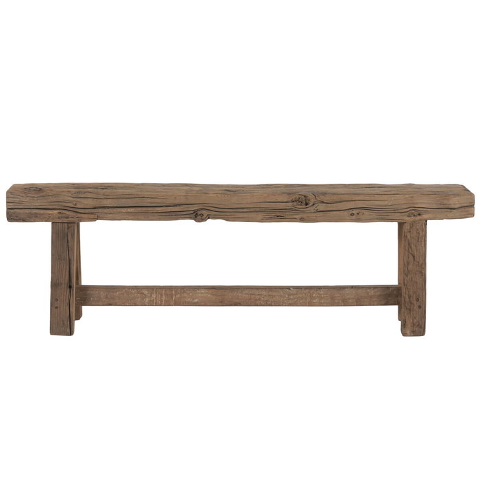 Home ESPRIT Banc Marron Bois 152,5 x 28 x 45 cm