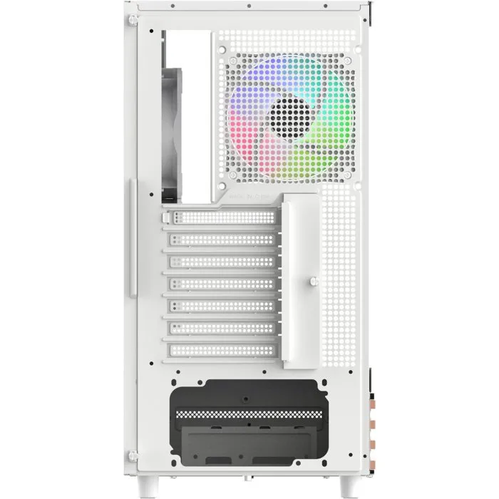 Thermaltake CA-1Y7-00M6WN-WS View 270 Plus WS ARGB Snow - Boîtier PC moyen tour ATX blanc avec 3 ventilateurs ARGB et vitres trempées