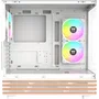 Thermaltake CA-1Y7-00M6WN-WS View 270 Plus WS ARGB Snow - Boîtier PC moyen tour ATX blanc avec 3 ventilateurs ARGB et vitres trempées