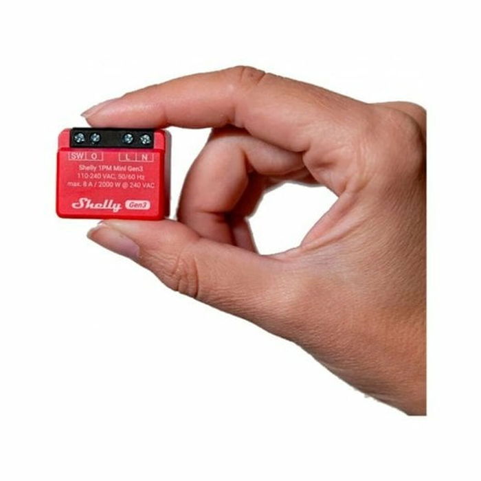 Module interrupteur Wi-Fi Shelly Mini 1PM Gen3 Bluetooth Wi-Fi Bluetooth 4.2
