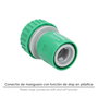 SATURNIA Raccord tuyau plastique 3/4 avec Stop blister