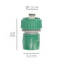 SATURNIA Raccord tuyau plastique 3/4 avec Stop blister