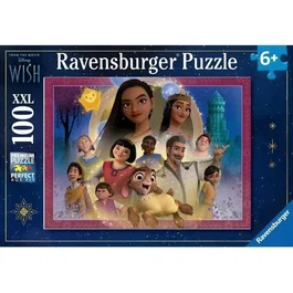 Ravensburger - Puzzle 100 pièces XXL Le Royaume des Souhaits - Disney Wish - Dès 6 ans - Réf. 12001048