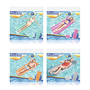 Bestway 44013 Colchoneta Gonflable Deluxe Couleur Assortie 183x76 cm Plage et Piscine