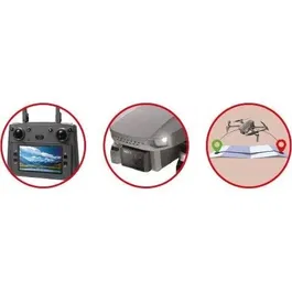 Silverlit Drone Pro Pliable avec Caméra HD, GPS, Fonction Suis-moi et Retour Vidéo en Direct - Batteries Incluses - A Partir de 14 Ans