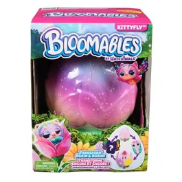 Hatchimals Bloomables Ma Fleur Magique Kittyfly - Jouet Interactif avec 100 Sons et Réactions, Fleur et Chenille à Faire Éclore, Modèle Aléatoire, 3 Piles LR6 Incluses, Dès 5 Ans