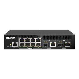 Qnap QSW-M2108R-2C Switch Géré 10 Ports 2.5GbE et 10GbE SFP+ Bureau/Rack 1U