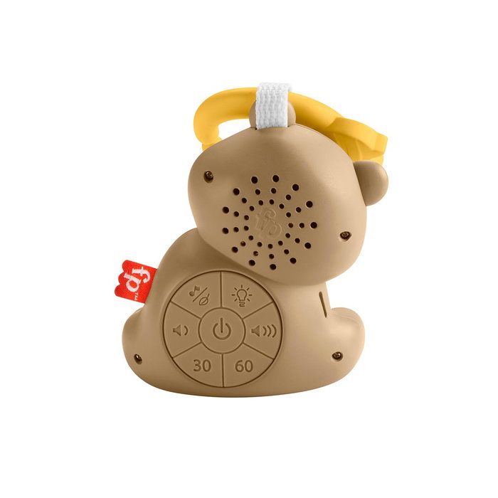 Fisher-Price - Sensimals Projection Lampe Nuit Portable Son Bébé Relaxant Ours Sons Nature Musique - USB-C - Hrb18