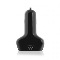 Ewent EW1354 Chargeur USB Voiture 4 Ports 9.6A pour Smartphones Tablettes