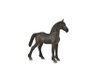 Collecta - Potro Poney Frison Noir - M - 88815 - Figurine Cheval Agiles - Paillettes