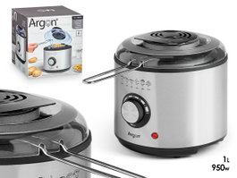 ARGON Friteuse ronde en acier 950W 1000ml