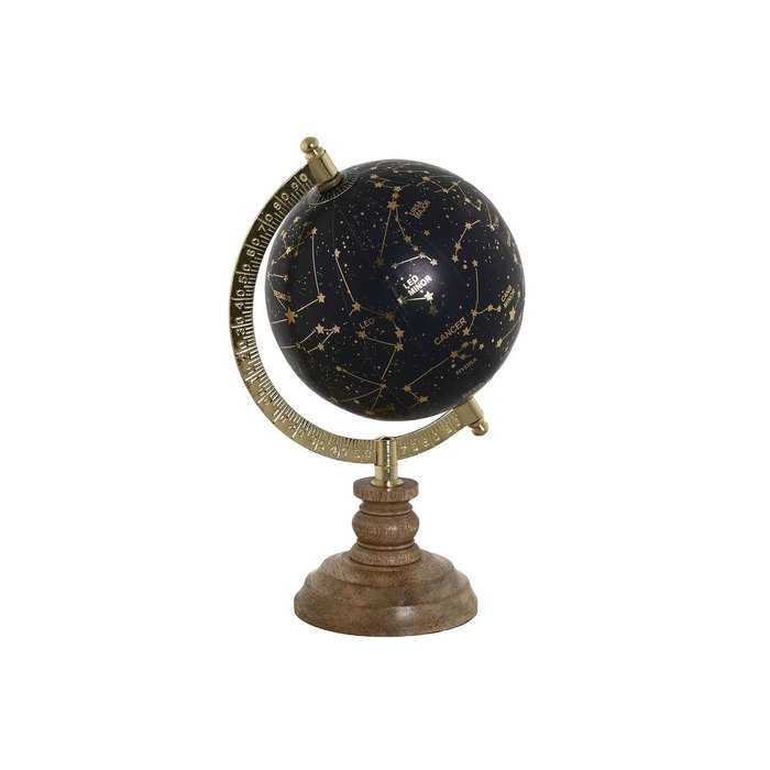 Globe terrestre Home ESPRIT Bleu Doré Naturel Vintage 15 x 15 x 24 cm Globe terrestre Home ESPRIT Bleu Doré Naturel Vintage 15 x 15 x 24 cm