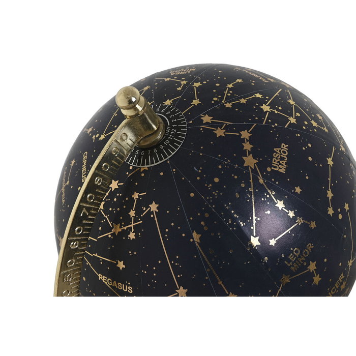 Globe terrestre Home ESPRIT Bleu Doré Naturel Vintage 15 x 15 x 24 cm Globe terrestre Home ESPRIT Bleu Doré Naturel Vintage 15 x 15 x 24 cm