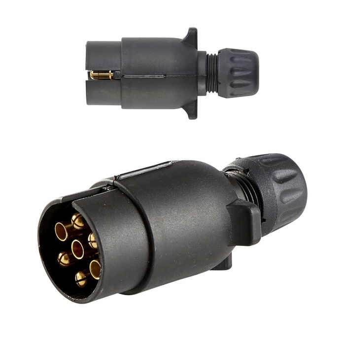 Prise de remorque Rawlink polypropylène 7 broches 12 V Prise Mâle Prise de remorque Rawlink polypropylène 7 broches 12 V Prise Mâle
