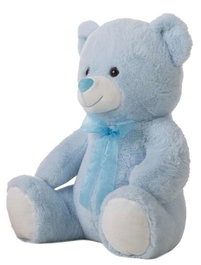 Creaciones Llopis Ours en peluche bleu, 30 cm, en polyester, pour enfants à partir de 3 ans