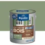 Ripolin Peinture 3 actions pour bois intérieur et extérieur satinée, Vert olivier RAL 6021 - 2,5 L (Rendement: 30 m²)