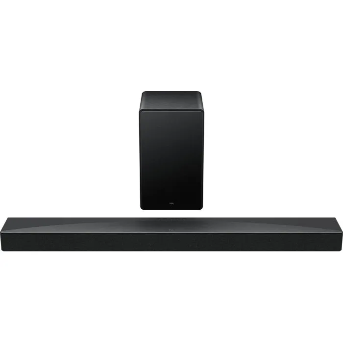 TCL Q65H Barre de son 5.1 avec Dolby Atmos, DTS:X et caisson de basses sans fil - Dark titanium