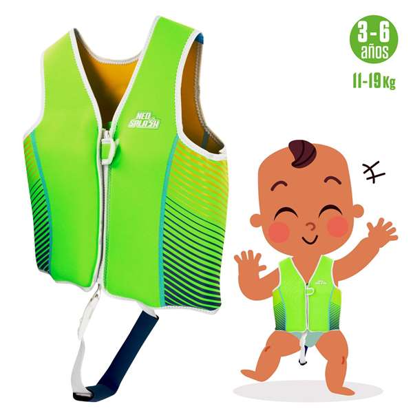 Color Baby - Gilet de natation et flottaison en néoprène Aqua Sport pour enfants 3-6 ans