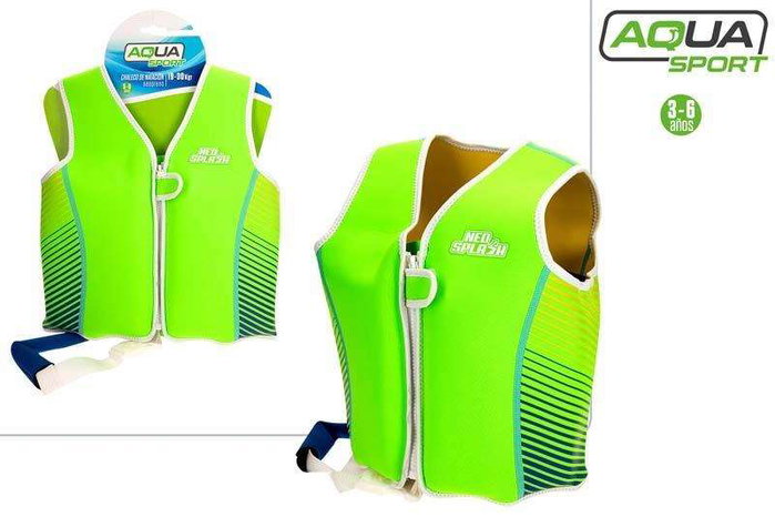 Color Baby - Gilet de natation et flottaison en néoprène Aqua Sport pour enfants 3-6 ans