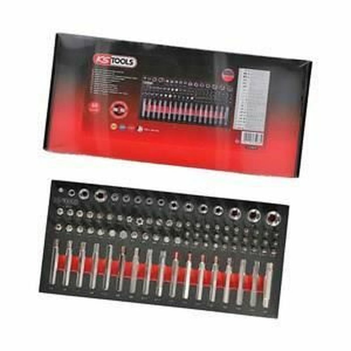 KS Tools Module d'embouts de vissage et douilles Torx - 88 pièces KS Tools Module d'embouts de vissage et douilles Torx - 88 pièces