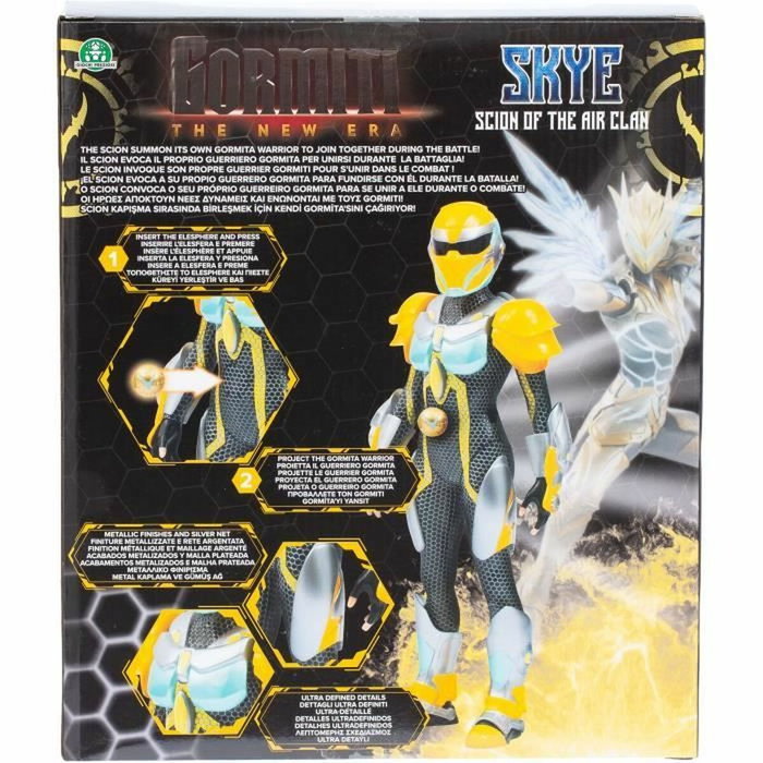 Gormiti Scion Skye avec projecteur Air - Figurine articulée 27 cm Gormiti Scion Skye avec projecteur Air - Figurine articulée 27 cm