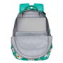OMP! Mochila Run. Plus FAN Blooming - Sac à dos grande capacité, 44x34x21 cm, avec port USB, compartiments multiples et dos aéré - Bleu turquoise