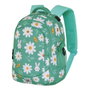 OMP! Mochila Run. Plus FAN Blooming - Sac à dos grande capacité, 44x34x21 cm, avec port USB, compartiments multiples et dos aéré - Bleu turquoise