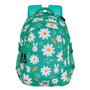 OMP! Mochila Run. Plus FAN Blooming - Sac à dos grande capacité, 44x34x21 cm, avec port USB, compartiments multiples et dos aéré - Bleu turquoise