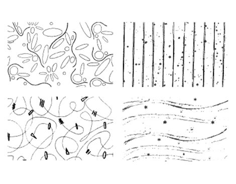 Innspiro Set de tampons acryliques pour créer des fonds modèle 3, 9,5x14,5cm