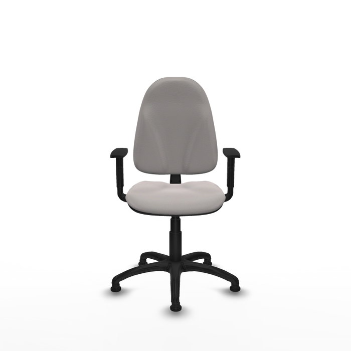 PIQUERAS Y CRESPO Chaise de bureau Algarra, simili cuir blanc, mécanisme de contact permanent PIQUERAS Y CRESPO Chaise de bureau Algarra, simili cuir blanc, mécanisme de contact permanent